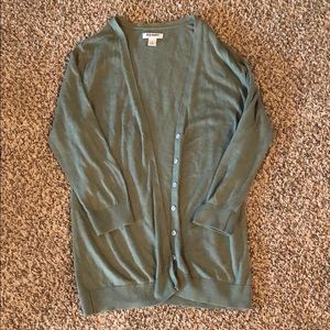Olive Green Cardigan